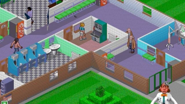 Прохождение Theme Hospital Сонная долина Кардиограф и языкорезка 2