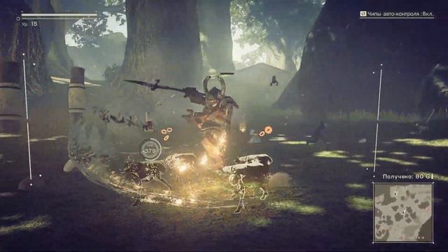 NieR Automata прохождение №14 Путь в замок лесного королевства смотреть онлайн
