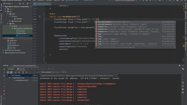 Project Reactor Essentials 20 - merge and mergeWith смотреть онлайн