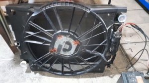 Вентилятор Mercedes W211 нагазель