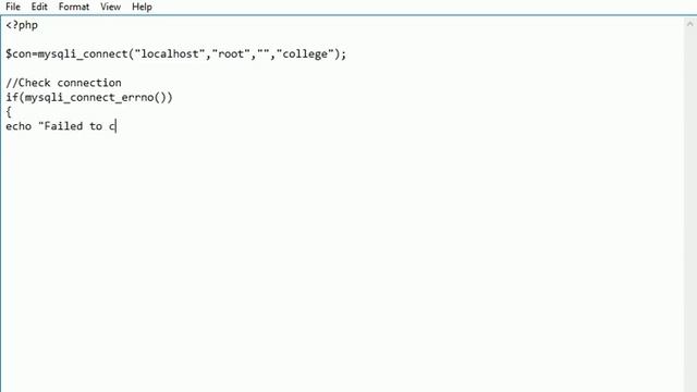 PHP MySQL Select statement . смотреть онлайн