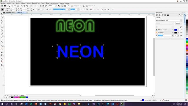 Crear Efectos NEÓN | CorelDRAW 2019 смотреть онлайн
