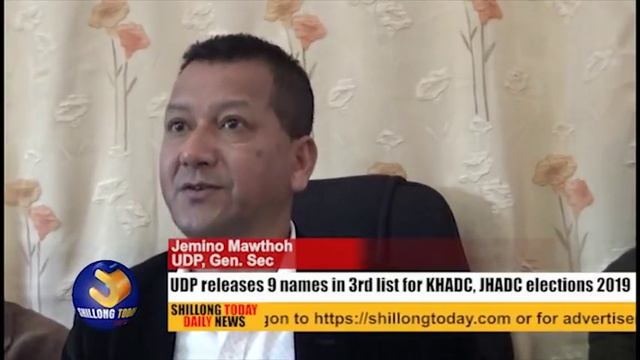 UDP releases 9 names in 3rd list for KHADC, JHADC elections 2019 смотреть онлайн