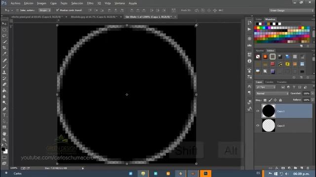Tutorial Photoshop CC | Efecto Píxel Anillo смотреть онлайн