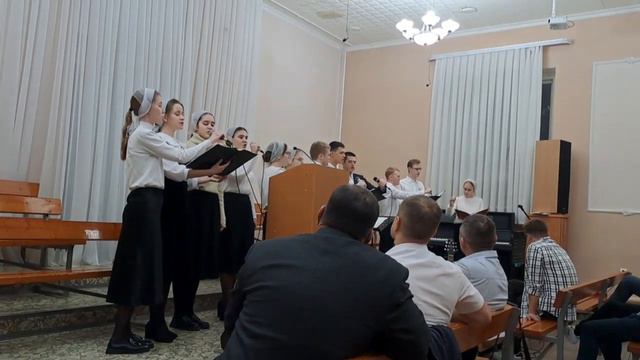 " Снова подойду к тому кресту,снова посмотрю на Его раны..." город Пермь ,группа " Возрождение" смотреть онлайн