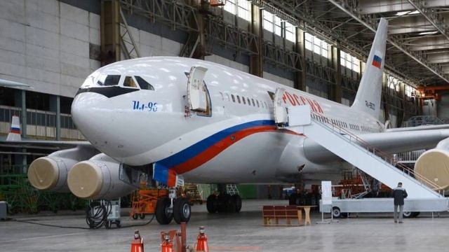 Первый опытный образец самолета Ил-96-400М передали в цех окончательной сборки смотреть онлайн
