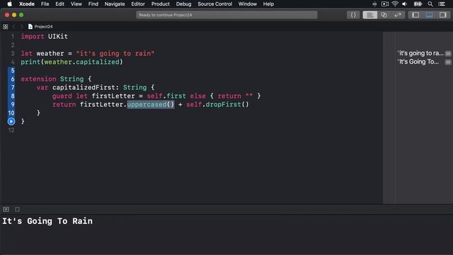 Working with strings in Swift – Swift Strings, part 3 смотреть онлайн