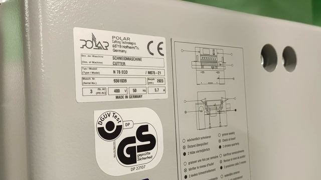 Распаковка Polar 78 гильотинный резак смотреть онлайн
