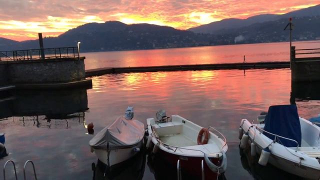 Сказочный закат на озере Маджоре 23/11/2020 смотреть онлайн