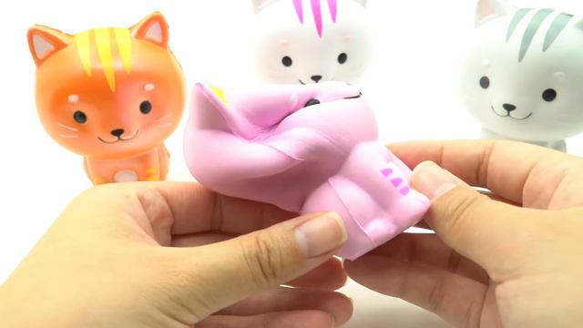 cute pink Chawa Little Mafia Lucky Cat kitty squishy kawaii смотреть онлайн