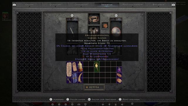 Diablo 2 Resurrected Höllenfeuer Fackel identifizieren - Mein erste Torch aus Uber Tristram смотреть онлайн
