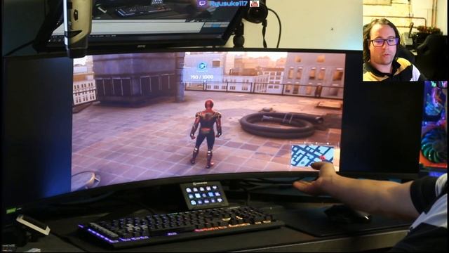 Odyssey G9 test Spiderman PS4 en 16:9, 21:9 et 32:9 смотреть онлайн