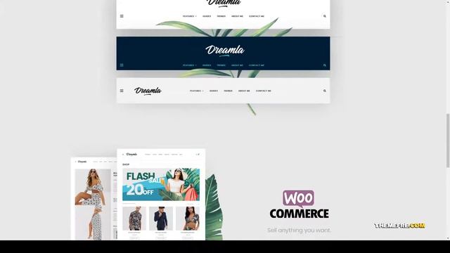 Dreamla - Clean WordPress Blog simple clean Easy Create Website смотреть онлайн