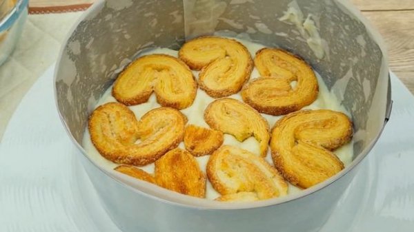 Kuchen in 5 Minuten! Sie werden diesen Kuchen jeden Tag backen  Kuchen Napoleon OHNE OFEN!