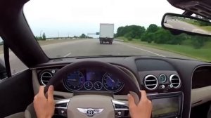 Bentley Continental GTC V8. - Видео обзор и тестдрайв от первого