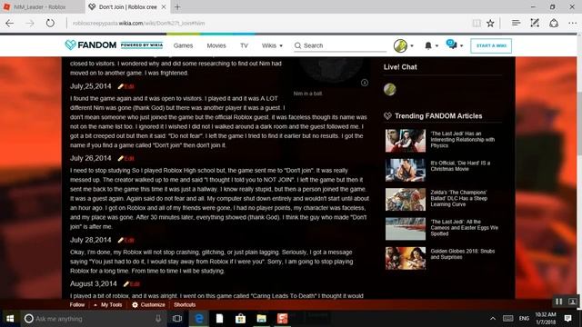 The Story of Nim-ROBLOX Creepypasta смотреть онлайн