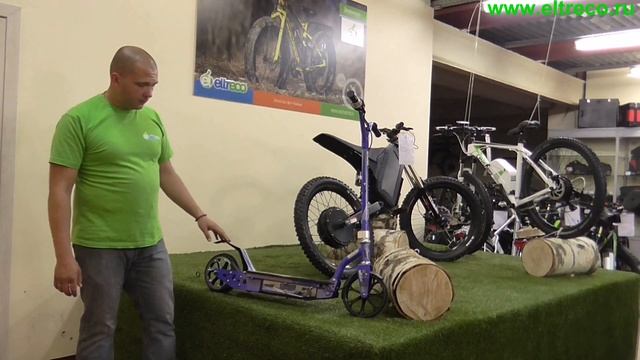 Электрический самокат Eltreco Uber 100: особенности конструкции смотреть онлайн