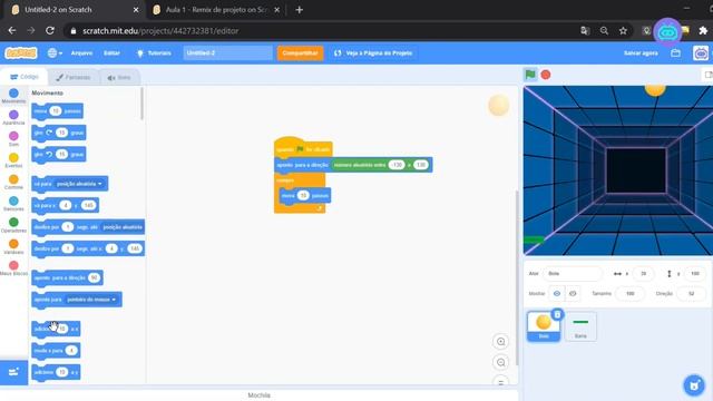 Como fazer o JOGO DA BOLINHA no SCRATCH? смотреть онлайн