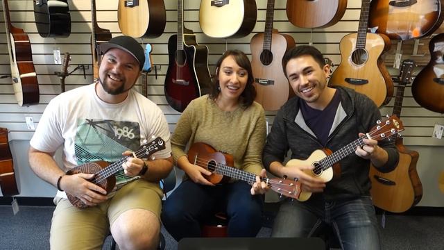 Men Try Playing Ukulele смотреть онлайн