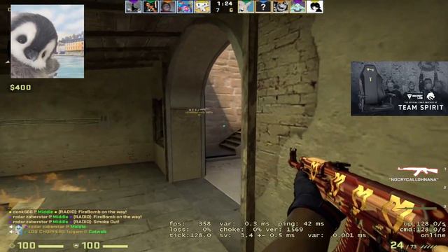 Spirit donk Stream - Mirage - CSGO Faceit [Full Match] смотреть онлайн
