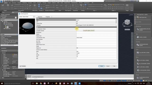 Tutorial 8 - AutoCAD Plant 3D - Adding simple equipments смотреть онлайн