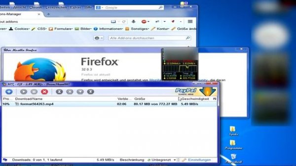 FireFox Addon DownThemAll 2.0.17 Speed Limit Useless
