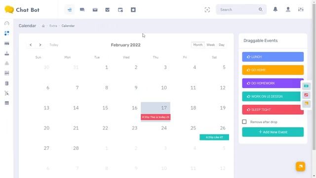 Chat Bot Responsive Bootstrap 5 Admin Dashboard Template With LTR Light Theme