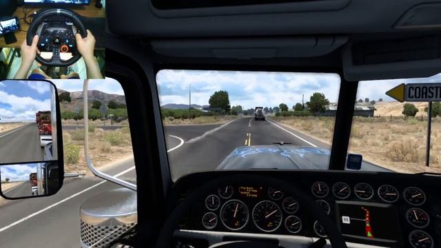 Peterbilt 389 ATS-AmeriCan Truck Simulator | Logitech-G29| Gameplay смотреть онлайн