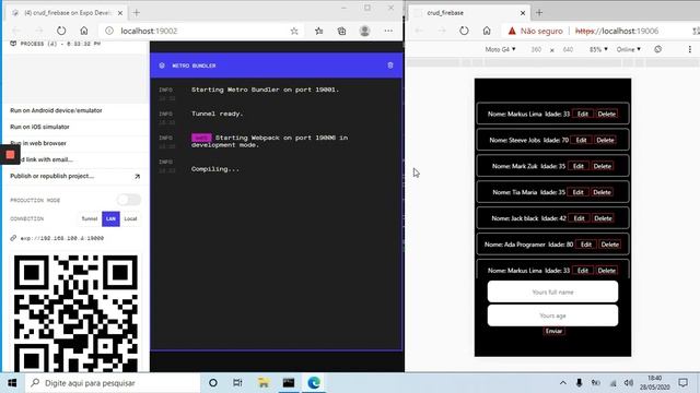 CRUD Firebase - React Native Expo Aula 4 part/1 смотреть онлайн