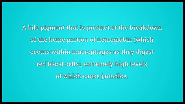 Bilirubin Meaning смотреть онлайн