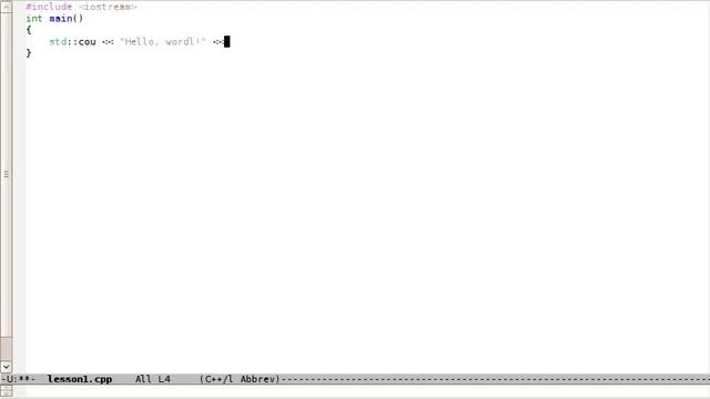 Урок 1. C++ Первая программа смотреть онлайн