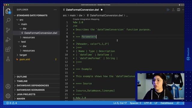 Getting started with the DataWeave extension for Visual Studio Code | VSCode Technical Tutorial смотреть онлайн