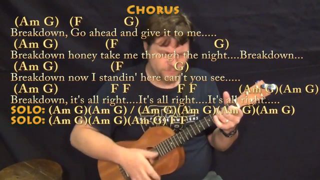 Breakdown (Tom Petty) Bariuke Cover Lesson in Am with Chords/Lyrics смотреть онлайн