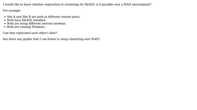 Databases: MySQL Cluster Setup for WAN on Windows смотреть онлайн