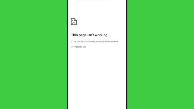 How To Fix This Page isn't working in Chrome || If the problem continues, contact the site owner смотреть онлайн
