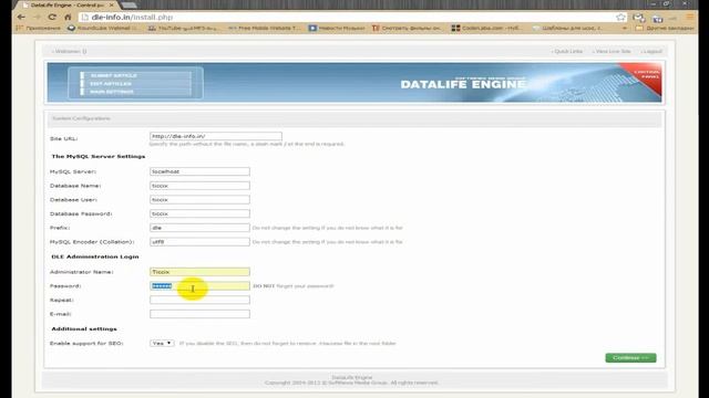 Datalife Engine დაყენება смотреть онлайн