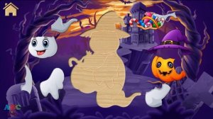Halloween Puzzles for Kids || A fun kids' Halloween puzzle game with cute witches and ghosts.