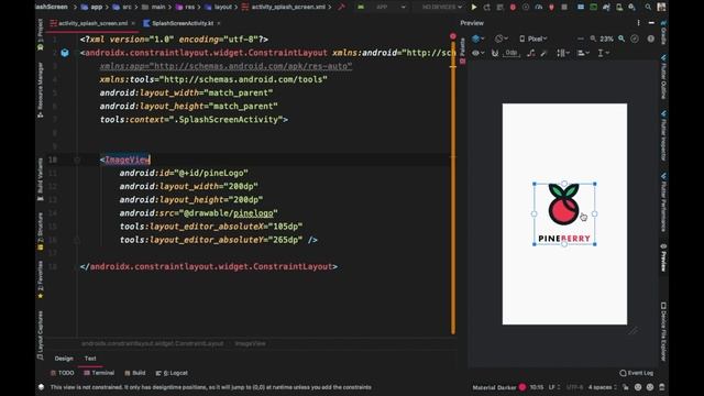 Minimal Splash Screen Using Kotlin in 5 Mins | Android Studio смотреть онлайн
