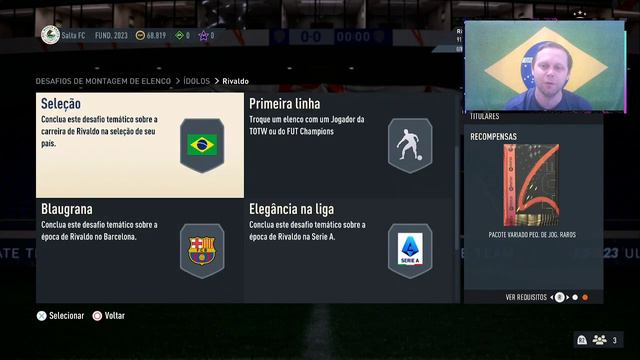 RIVALDO ICON FUT BIRTHDAY + PACK 3X 84+ NO FIFA 23 смотреть онлайн