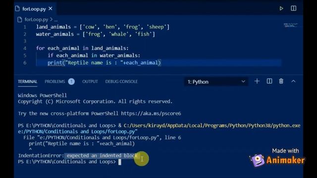 Python Tutorial : Conditionals and Loops | If.. elif..else, for, while, break, continue смотреть онлайн