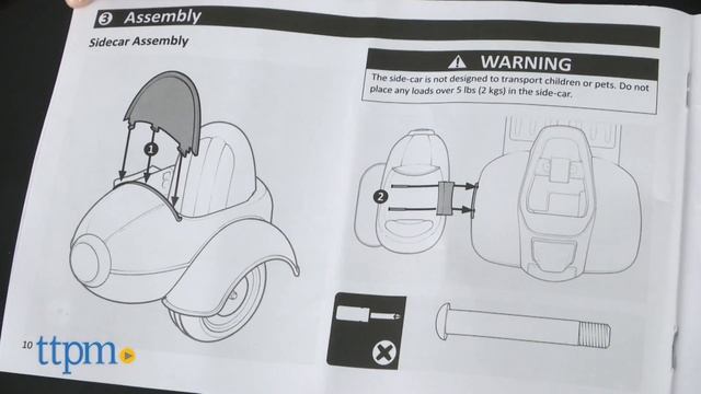 Petite Scooter with Teddy Bear Side Car Ride-On from Kid Trax смотреть онлайн