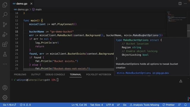 How To Create A Bucket In MinIO Using Go смотреть онлайн