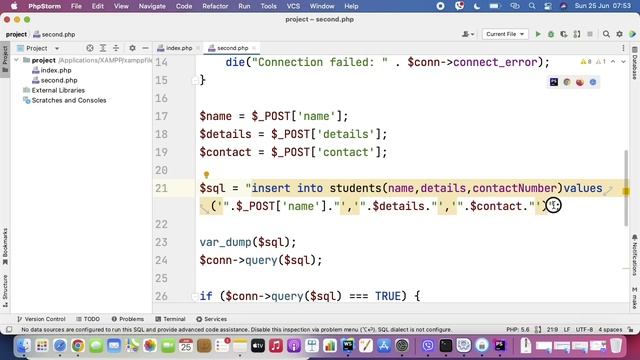 PHP Day 5 Database Connection, insert & select class смотреть онлайн
