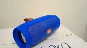 Колонка Charge 3+ Mini синяя + Bluetooth + Флешка + FM- радио