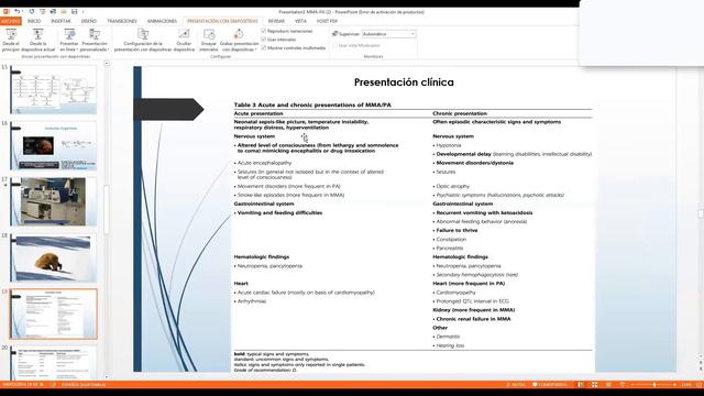Seminario #1 - Acidemias Orgánicas (Dr. Gabriel Silva)