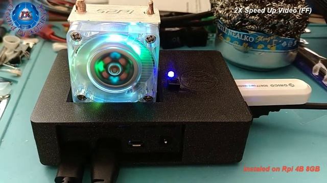 ICE-Tower CPU Cooling Fan V2.0 Colors LEDs for Raspberry Pi 3B+/4B from Banggood.com смотреть онлайн
