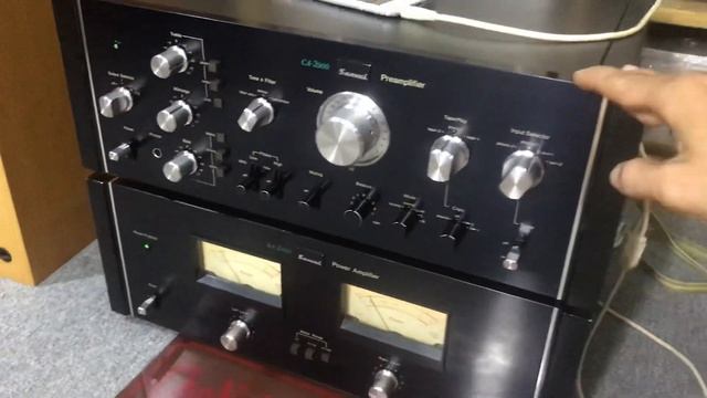 Bộ Sansui Pre CA-2000, Power BA-2000, Loa Yamaha NS-690ii Bass 30 смотреть онлайн