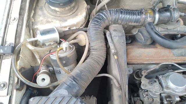 Насос подкачки на дизель