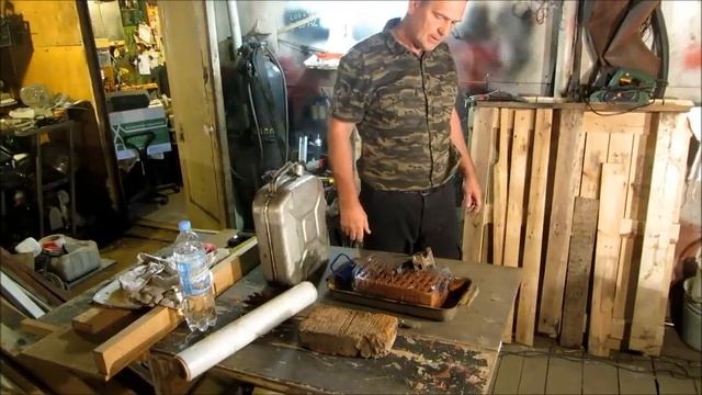 Костровая свеча , из простого кирпича . Зажигаем ! смотреть онлайн