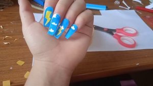 ?ДЕЛАЕМ ногти из БУМАГИ?